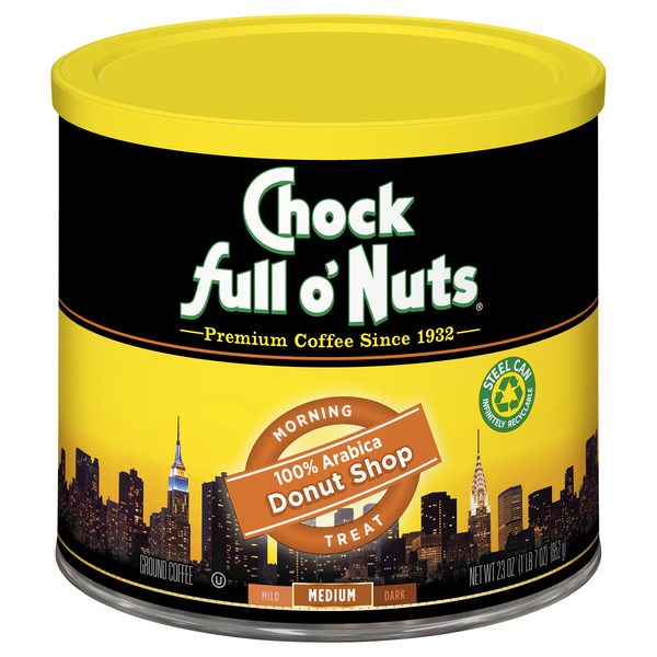 Chock Full O'Nuts Donut Shop Medium Roast Ground Coffee