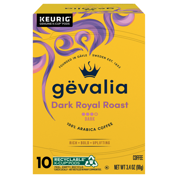 Gevalia Dark Royal Roast K-Cup Coffee Pods