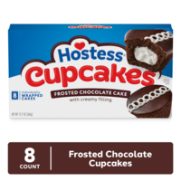 Hostess Chocolate Cupcakes - 8 ct