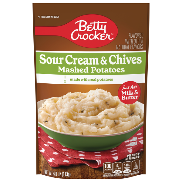 Betty Crocker Sour Cream & Chives Mashed Potatoes