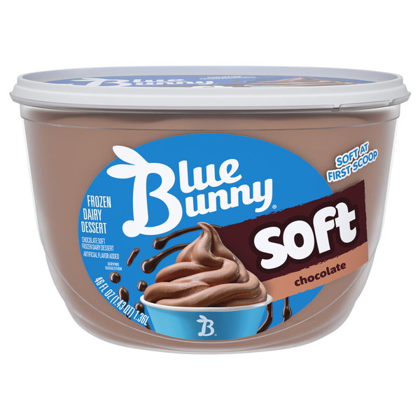 Blue Bunny Soft Chocolate Frozen Dairy Dessert
