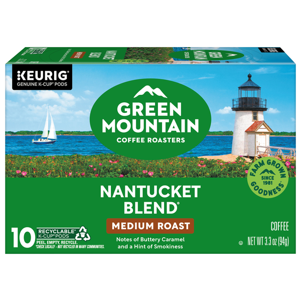 Green Mountain Nantucket Blend Medium Roast K-Cup Coffee Pods