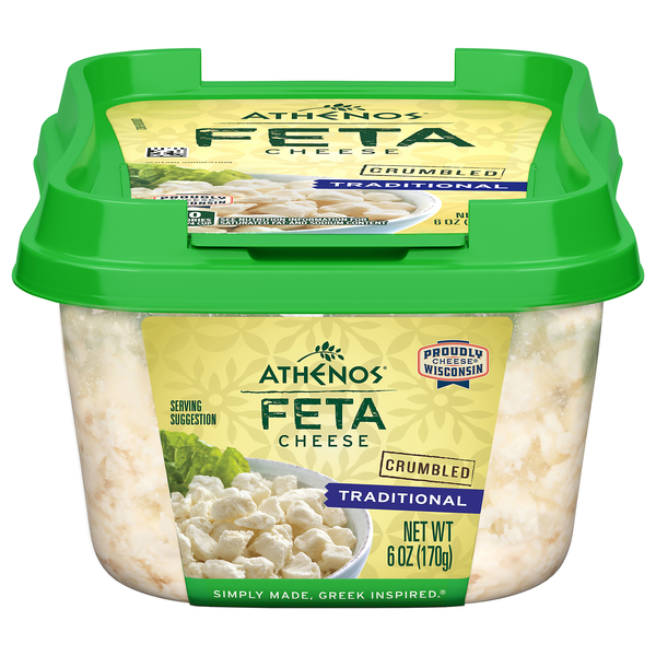 Athenos Traditional Feta Cheese Crumbled