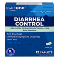 CareOne Diarrhea Control Caplets Gluten Free