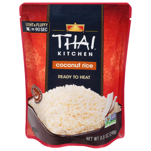 Thai Kitchen 90 Second Microwave Ready to Heat Coconut Rice Mix