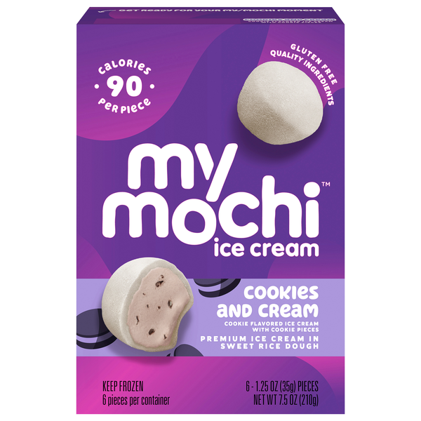 My Mochi Cookies & Cream Ice Cream - 6 ct