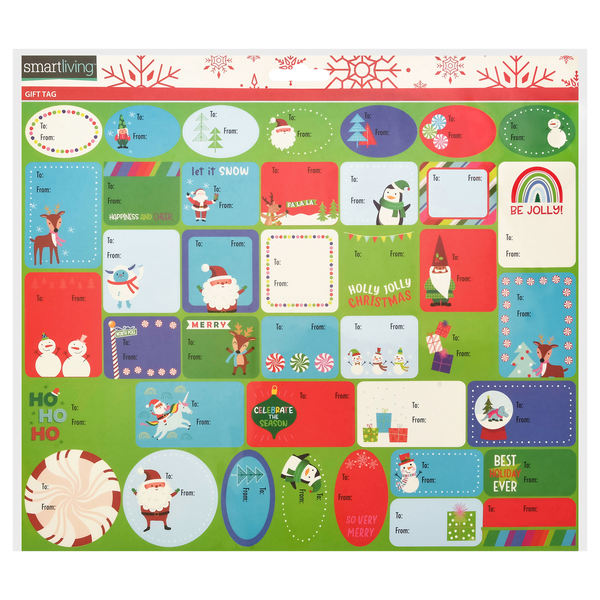 Smart Living Christmas Gift Tags