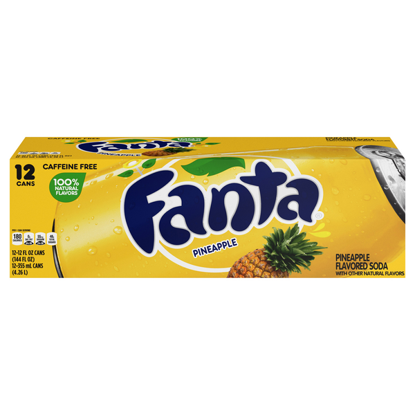 Save on Fanta Pineapple Soda 12 pk Order Online Delivery Food Lion