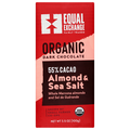 Equal Exchange 55% Cacao Almond & Sea Salt Dark Chocolate Bar