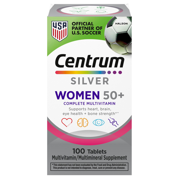 Centrum Silver for Women 50+ Multivitamin Multimineral Tablets