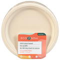 Eco Soul Compostable Round Paper Plates 10 Inch