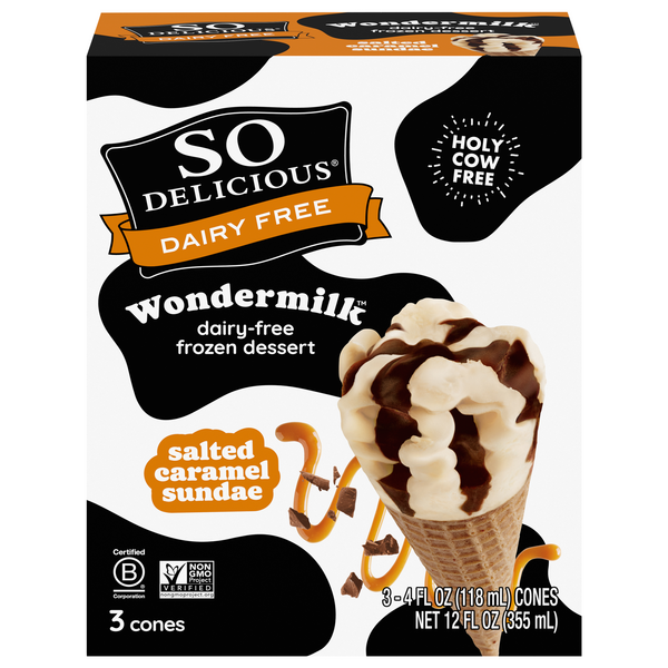 Save on So Delicious Wondermilk Frozen Dessert Salted Caramel Sundae