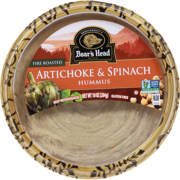 Save on Boar's Head Hummus Fire Roasted Artichoke & Spinach Order