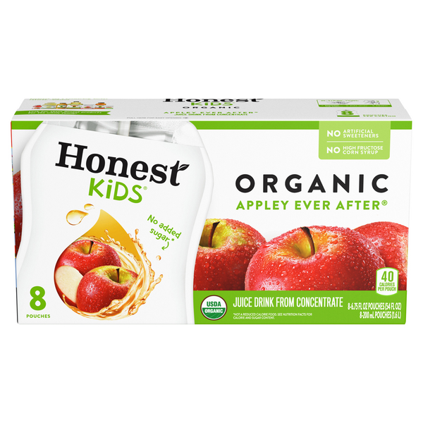 Honest Kids Organic Appley Ever After Juice Drink - 8 pk