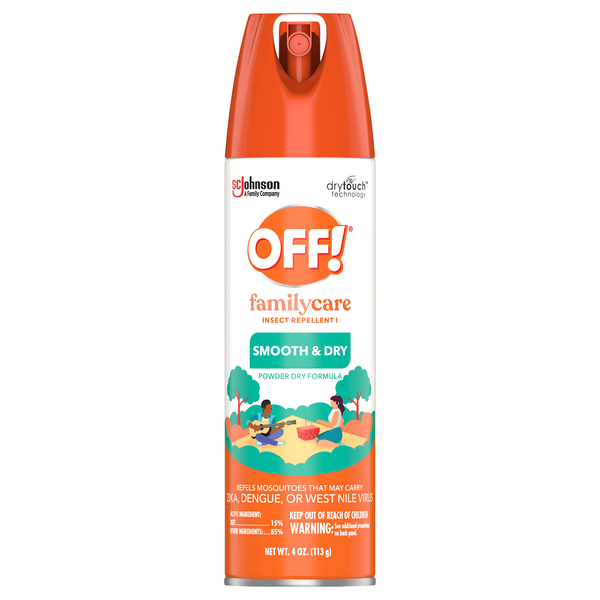 OFF! Family Care Insect Repellent Smooth & Dry Aerosol Spray