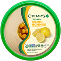 Cedar's Organic Gluten Free Lemon Hommus with Toppings