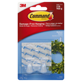 Command Damage-Free Hanging Medium Hooks Clear- 2 ct
