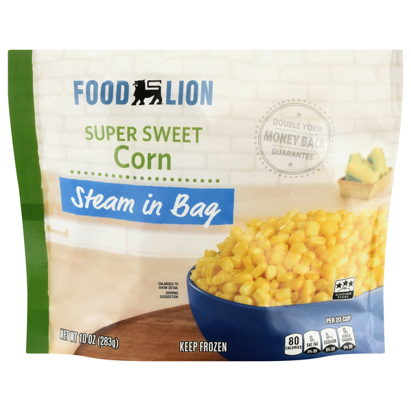 Food Lion Steam in Bag Super Sweet Corn Frozen