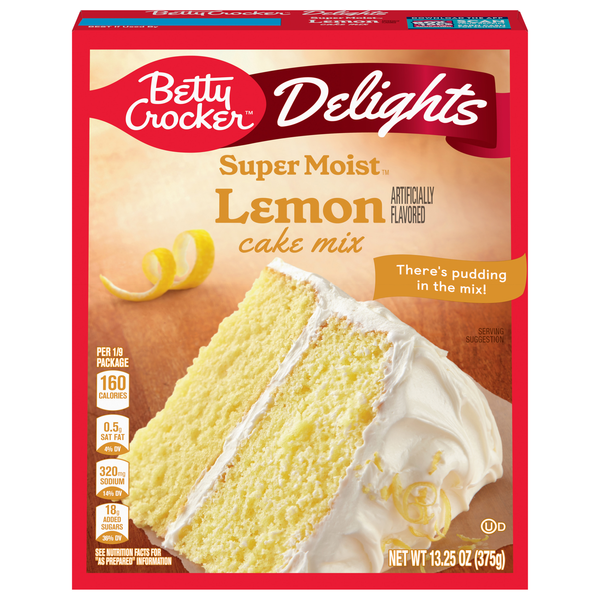 Betty Crocker Delights Super Moist Lemon Cake Mix
