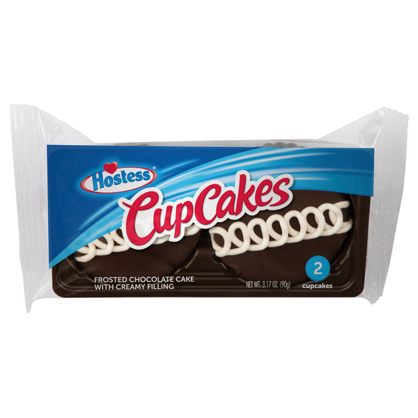 Hostess Chocolate Cupcakes - 2 ct