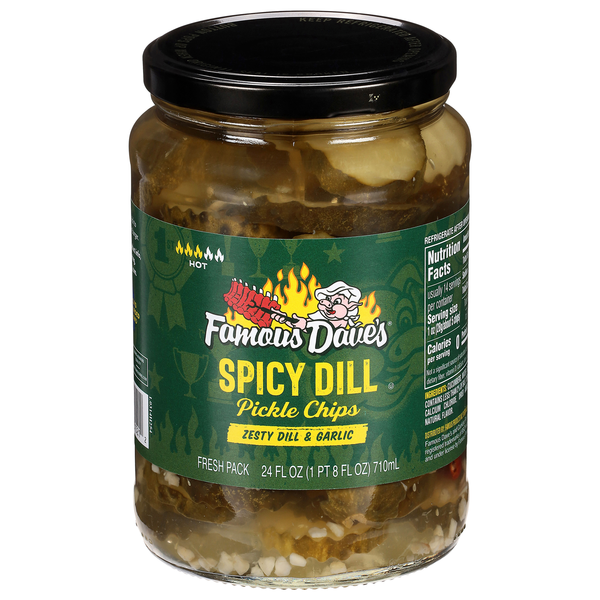 Famous Dave's Hot Spicy Dill Pickle Chips