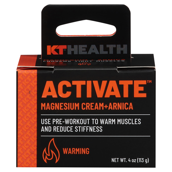 KT Health Activate Warming Magnesium Cream + Arnica