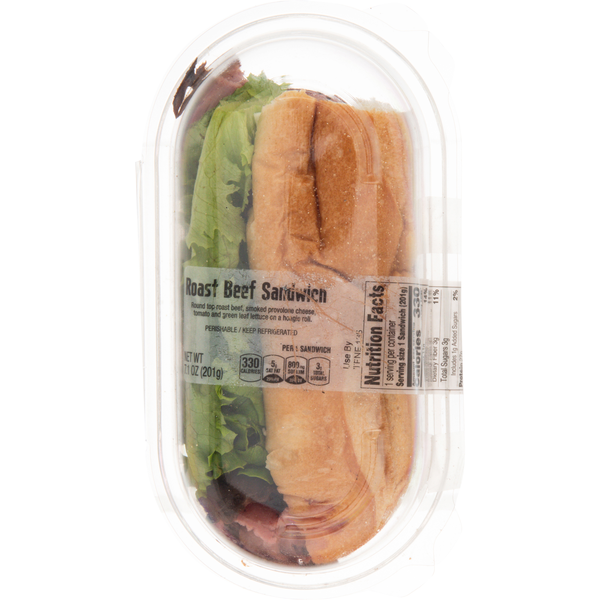 Stop & Shop Deli Roast Beef Sandwich (Half)