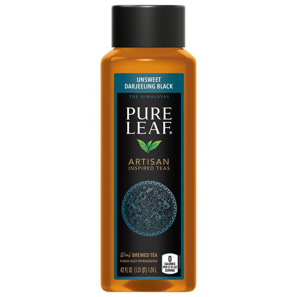 Pure Leaf Unsweetened Darjeeling Black Tea Real Brewed Tea