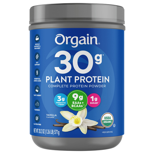 Orgain Organic Vanilla 30g Protein Powder