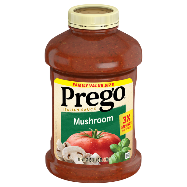 Prego Mushroom Italian Pasta Sauce
