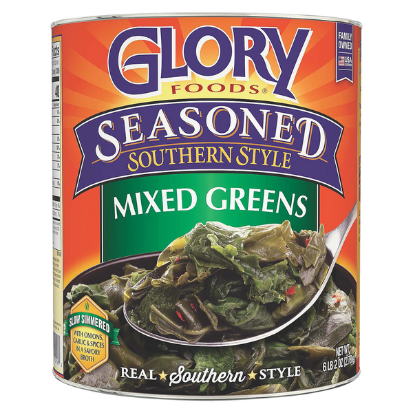 Save on Glory Foods Seasoned Southern Style Mixed Greens Order Online