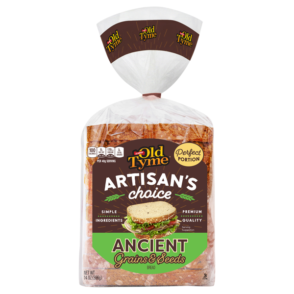 Schmidt Old Tyme Artisan's Choice Ancient Grains & Seeds Bread Sliced