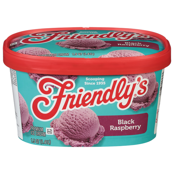 Friendly's Black Raspberry Ice Cream