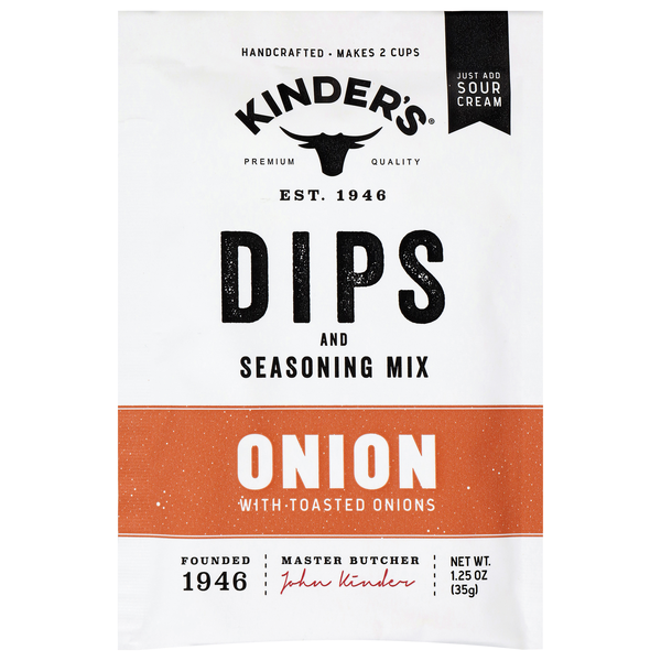 Kinder's Onion Dip & Seasoning Mix Packet