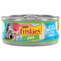 Friskies Pate Ocean Whitefish & Tuna Dinner Adult Wet Cat Food