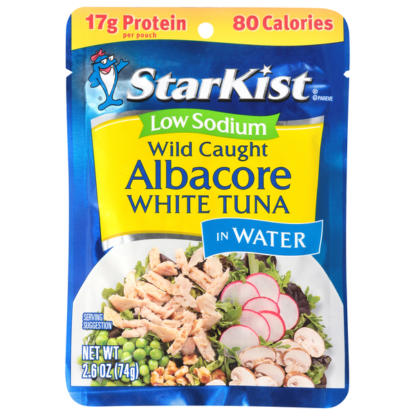 StarKist Low Sodium Wild Caught White Albacore Tuna in Water