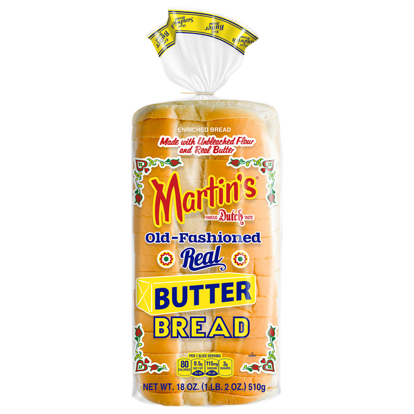 Martin's Old Fashioned Real Butter Bread Sliced