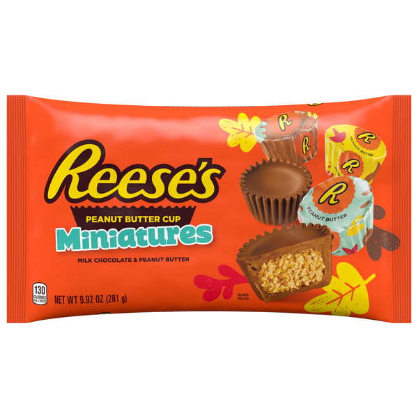 Reese's Miniatures Milk Chocolate Peanut Butter Cups Fall Harvest
