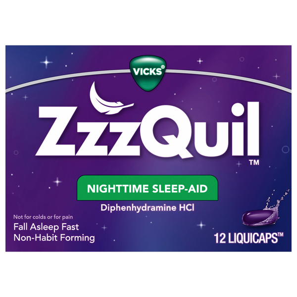 Vicks ZzzQuil Nighttime Sleep-Aid LiquiCaps