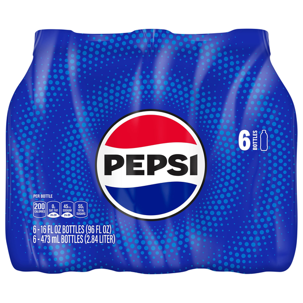 Pepsi Cola Soda - 6 pk