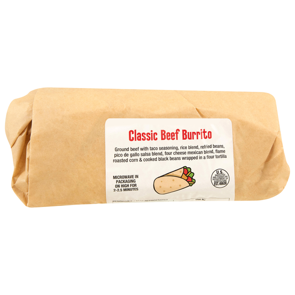 Hannaford Classic Beef Burrito