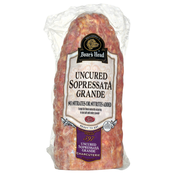 Boar's Head Deli Uncured Sopressata Grande (Thin Sliced)