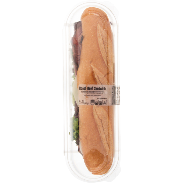 Stop & Shop Deli Roast Beef Sandwich