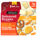 Sargento Balanced Breaks Monterey Jack Cheese & Ranch Snack Mix - 3 ct
