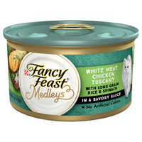 Fancy Feast Medleys in Sauce White Meat Chicken Tuscany Wet Cat Food