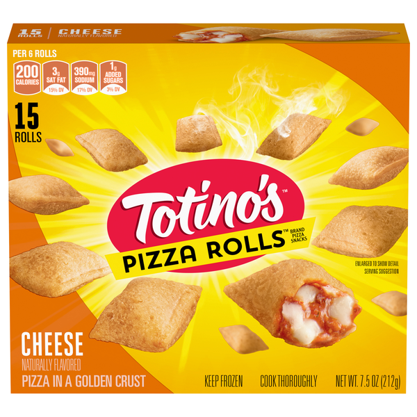 Totino's Cheese Pizza Rolls Snacks - 15 ct Frozen