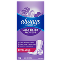 Always Anti-Bunch Xtra Protection Unscented Extra Long Liners