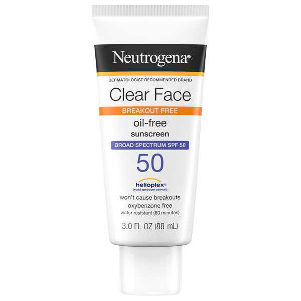 Neutrogena Clear Face Oil-Free Sunscreen SPF 50
