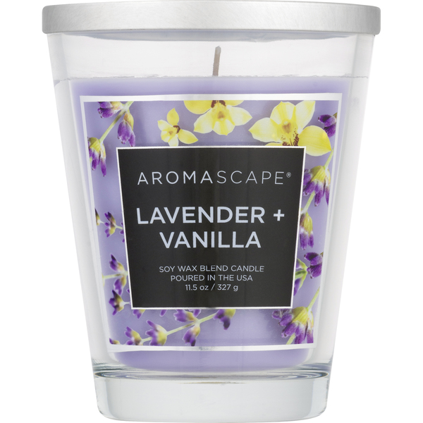 Save on Aromascape Soy Wax Blend Candle Lavender + Vanilla Order Online