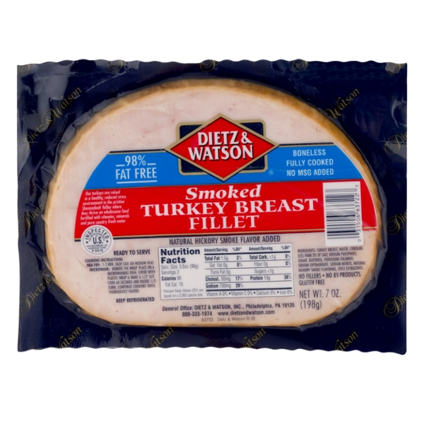 Save on Dietz & Watson Smoked Turkey Breast Fillet 98 Fat Free Fresh